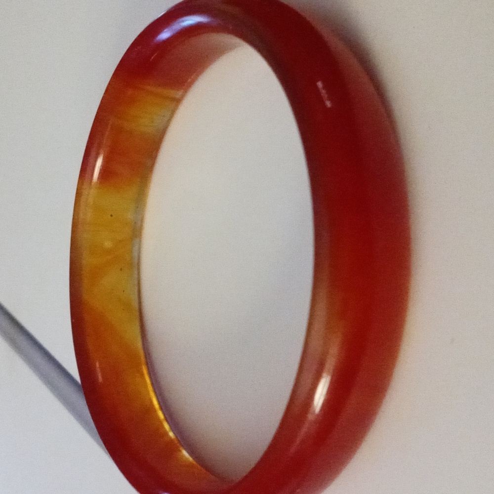 Vibrant Red and Yellow Bangle
